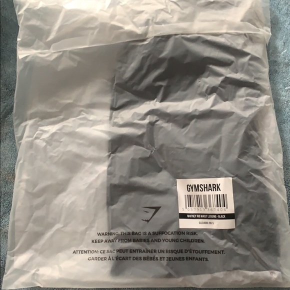 NWT Gymshark X Whitney Simmons Rib Waist Leggings - Black - Picture 4 of 6